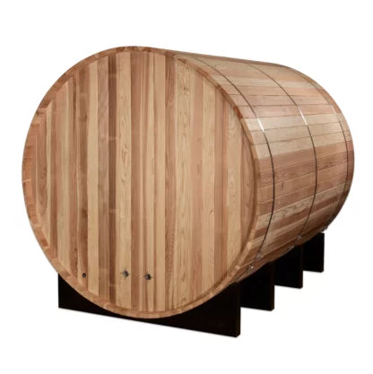 Golden Designs “Klosters” 6 Person Barrel Traditional Sauna
